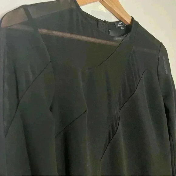 Privy Little Black Dress Size M w/mesh inserts EUC - Picture 2 of 8